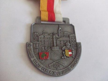 60 jaar bestandsreferendum stad Ferlach medaille ridder